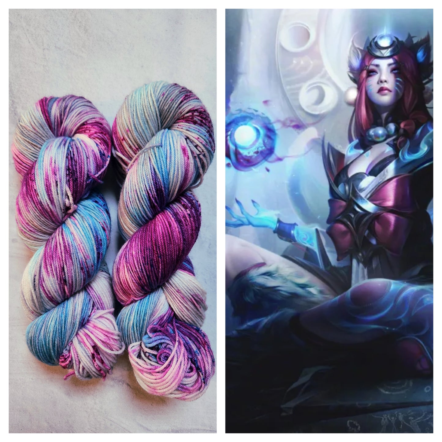 Snow Moon Fox - League of Legends Inspired