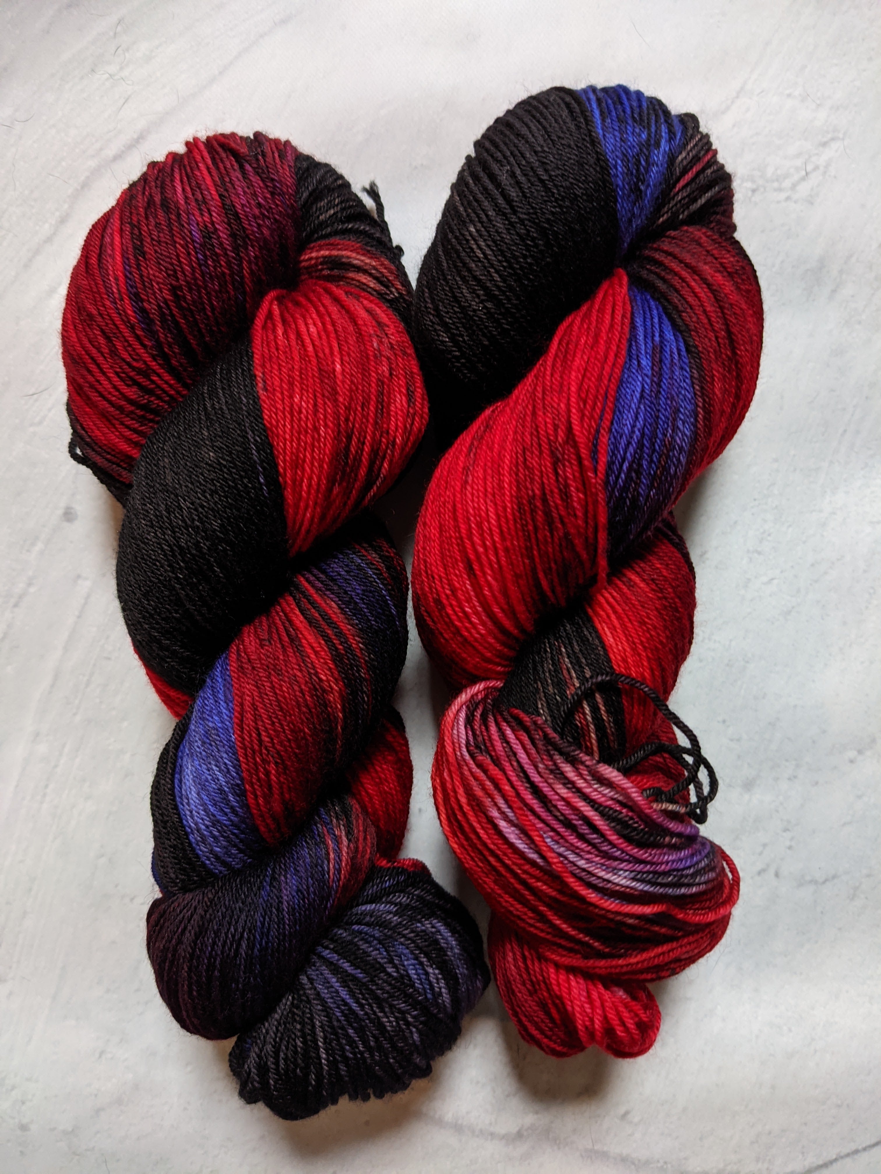 Red and Black Yarn 