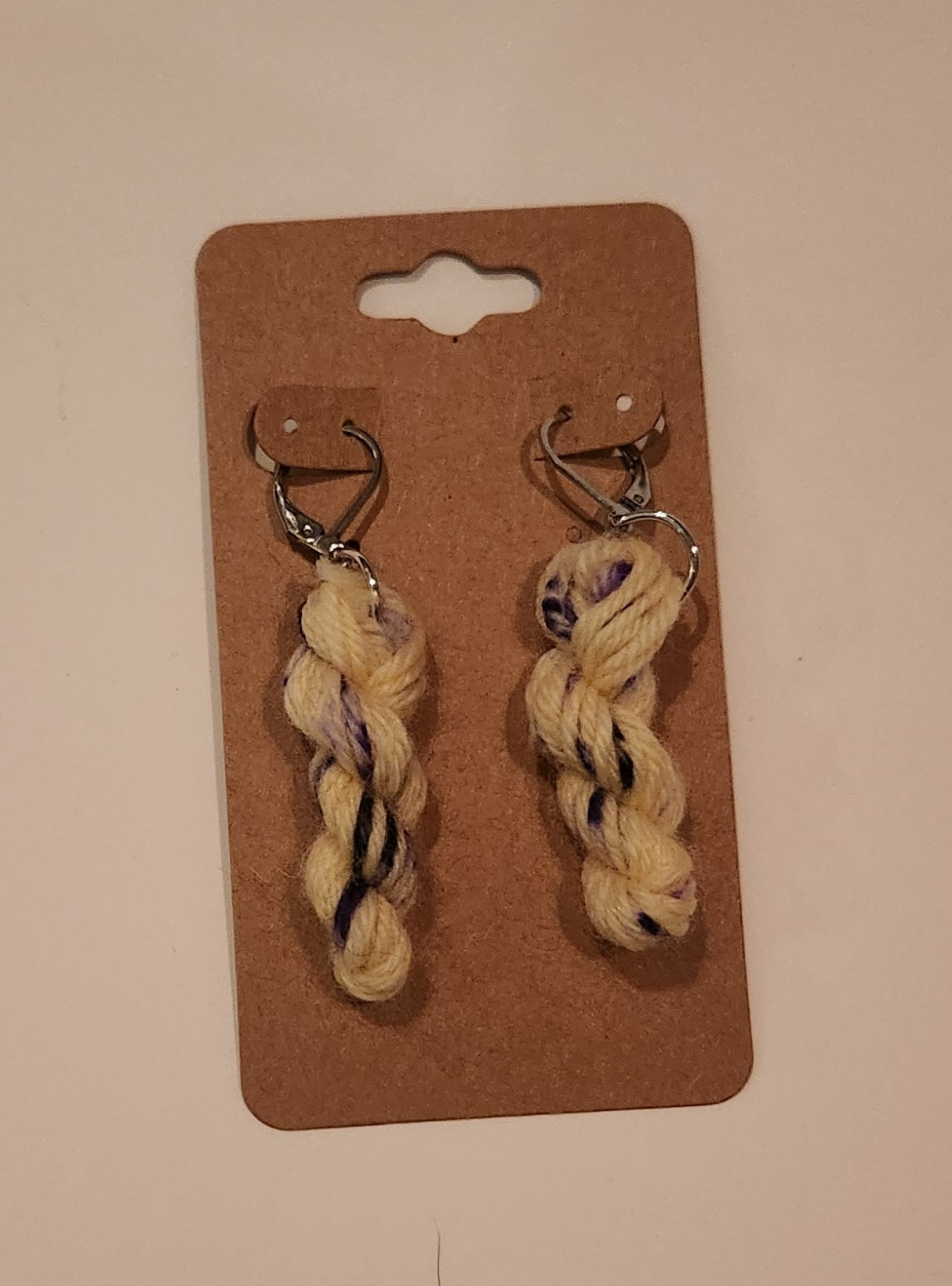 Mini skein earrings